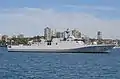 KRI Iskandar Muda in Sydney Harbour on 5 October 2013.