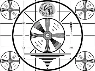 Iconic television test pattern created by RCA in 1939