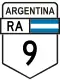 National Route 9 shield}}