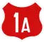 National Road 1A shield}}