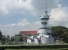 HTMS Thonburi Memorial at the Royal Thai Naval Academy.