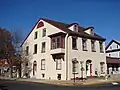 Old inn at Radcliffe and Market Streets