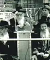 Grand Rabbi Yerucham Leiner of Radzin speaking