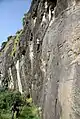 Climb to the entrance of fort