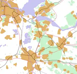 Abcoude is located in Northeastern Randstad