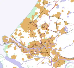 Den Haag Laan van NOI is located in Southwest Randstad