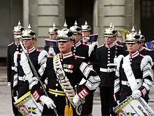 Regimental Drum Major of the Royal Swedish Army Band.