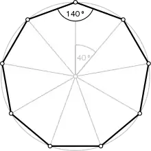 Regular nonagon