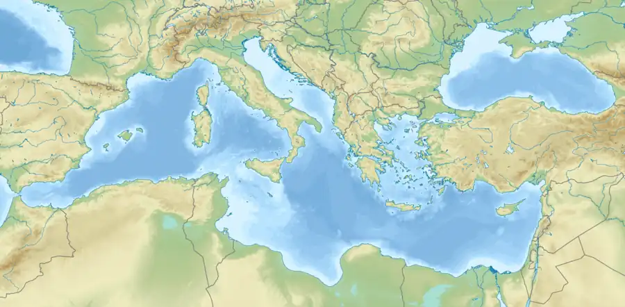 Colossians 1 is located in Mediterranean