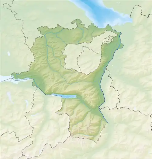 Sargans is located in Canton of St. Gallen