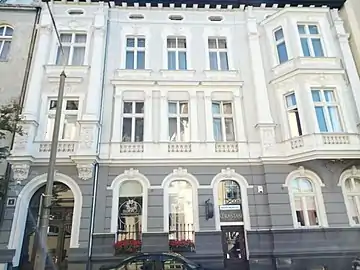 Renovated main elevation