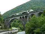 The Escot viaduct