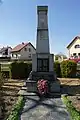 Memorial to deceased in both world wars