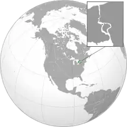 Republic of Canada in North America in 1837