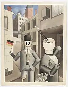 George Grosz, 1920, Neue Sachlichkeit