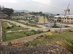 Extensive view of a Reunification Monument in Buea