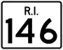 Route 146 marker