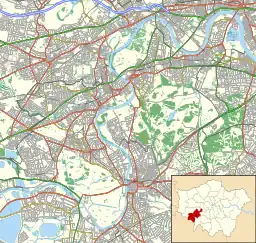 Normansfield Hospital is located in London Borough of Richmond upon Thames