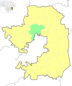 Location of Riešė eldership