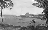 Harriet Chalmers Adams: Rio de Janeiro's waterfront and the Morro de Castello from the Ilha das Cobras (1919)