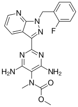 Skeletal formula of riociguat