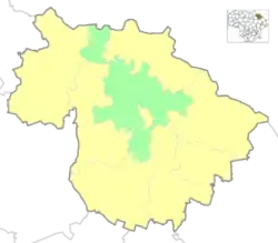 Location of Rokiškis Area Eldership