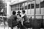 Local Romanian beer pub in 1970.