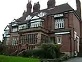 Arts and Crafts, grade II listed building on Hilton Lane, built c1880