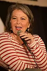 Roseanne Barr of Hawaii, Comedian, actor, liberal activist, and former sitcom, cooking show, and talk show host.