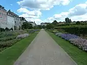 The perennials garden along Sølvgade