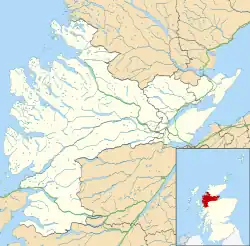 Leckmelm is located in Ross and Cromarty