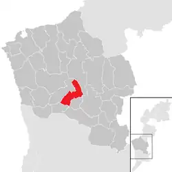 Location within Oberwart district