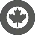 Low visibility tactical grey roundel used by Air Command/current RCAF