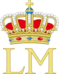 Royal Monogram of Queen Louise-Marie of Belgium