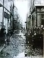 Claude Pouillet street, in the flood recession.