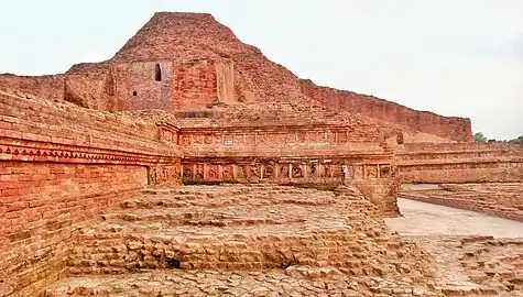 Pyramid-like ruins of Paharpur