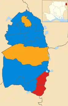 2010 results map