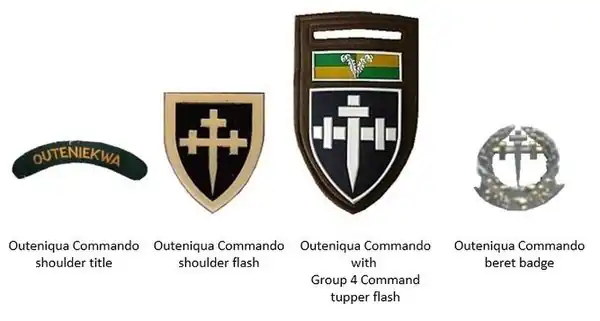 SADF era Outeniqua Commando insignia