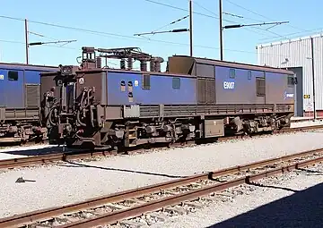 Rear end view of no. E9007, Salkor yard, Saldanha, 19 August 2010