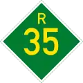 Provincial route R35 shield