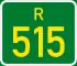 Regional route R515 shield