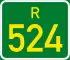 Regional route R524 shield