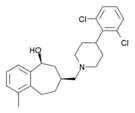 Chemical structure of SB-612111.