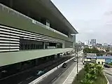 Station above Jalan Cheras, looking to the south towards Kajang town.