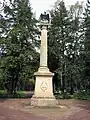 German memorial for the 2nd Hanoverian Infantry Regiment No. 77 at the Forest Cemetery in Saarbrücken