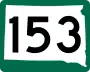 Highway 153 marker