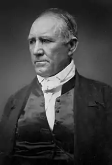 Photo portrait of Sam Houston as an old man