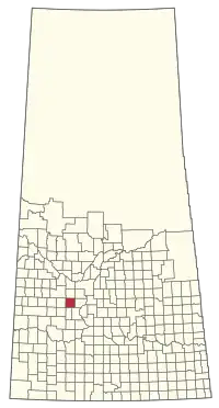 Location of the RM of Harris No. 316 in Saskatchewan