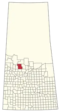 Location of the RM of Spiritwood No. 496 in Saskatchewan