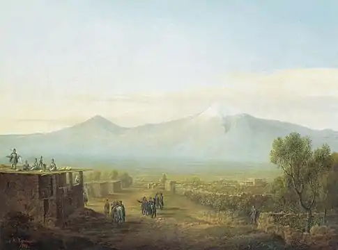 Italian landscape (etude)